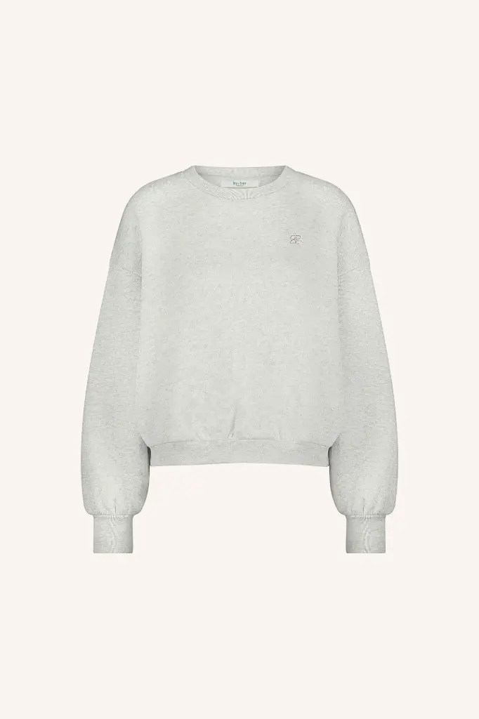 By Bar - Bibi Dance Sweater - 815 light grey melee