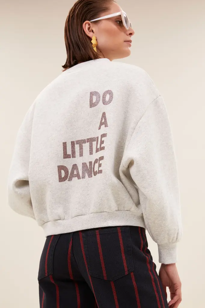 By Bar - Bibi Dance Sweater - 815 light grey melee