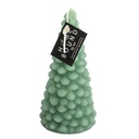 Homebound Kolony - Kerze Tannenbaum rustiek groß 7,4x7,4x15cm