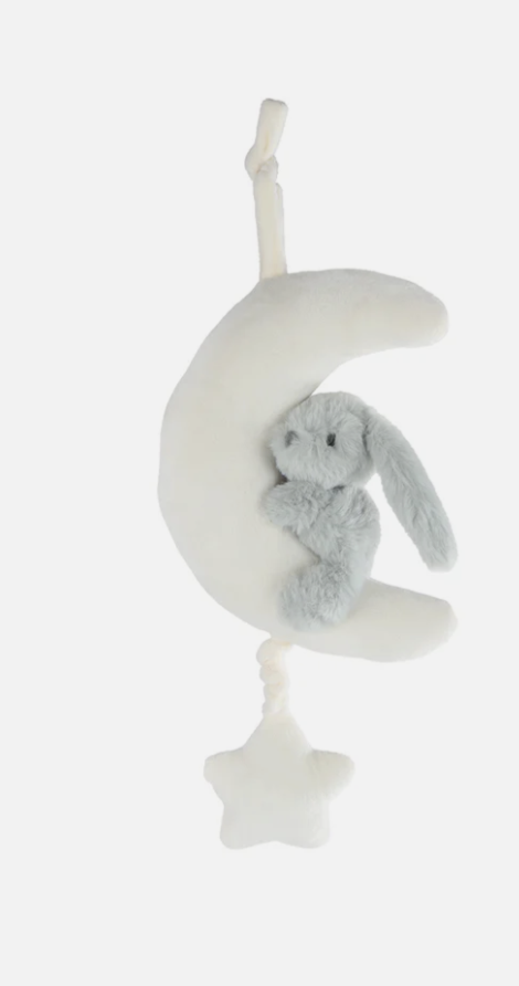 Mini Club - Spieluhr Kaninchen Mond hellblau