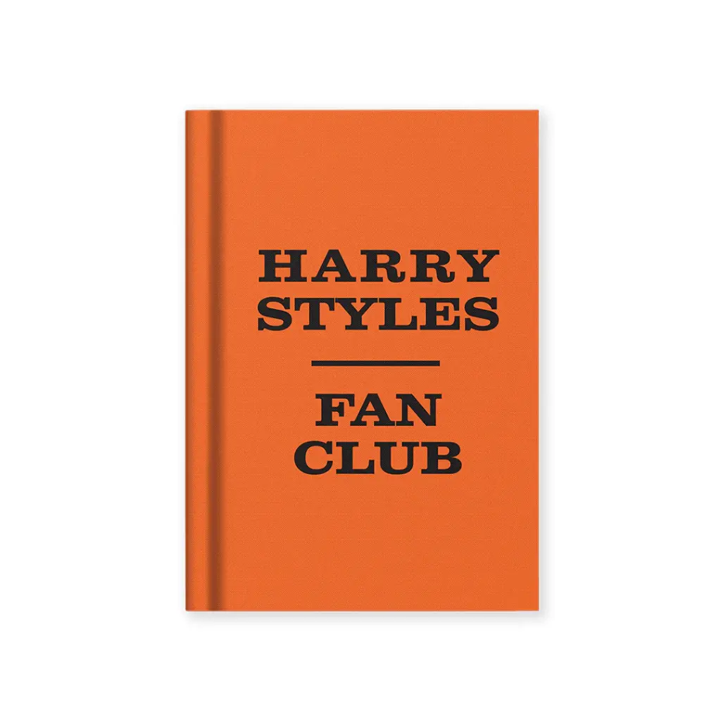 Ohh Deer - Harry Styles Fan Club - Fabric Hardback Notebook A7 orange - kleines Notizbuch