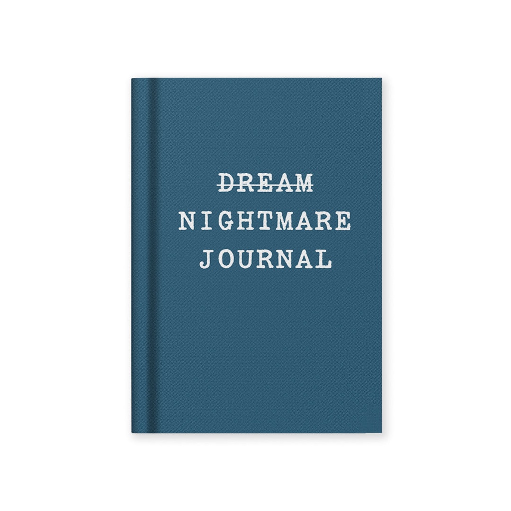 Ohh Deer - Nightmare Journal - Fabric Hardback Notebook A7 grey - kleines Notizbuch