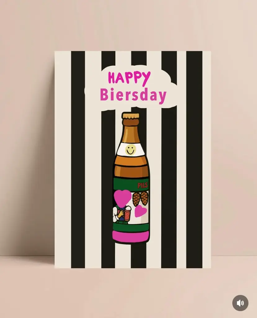 Hej Ibiza - Postkarte - Happy Biersday