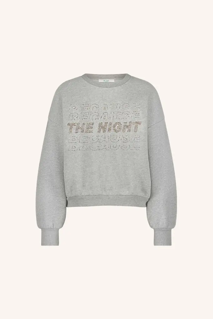 By Bar - Bibi Nights Melee Sweater - 825 Grey melee
