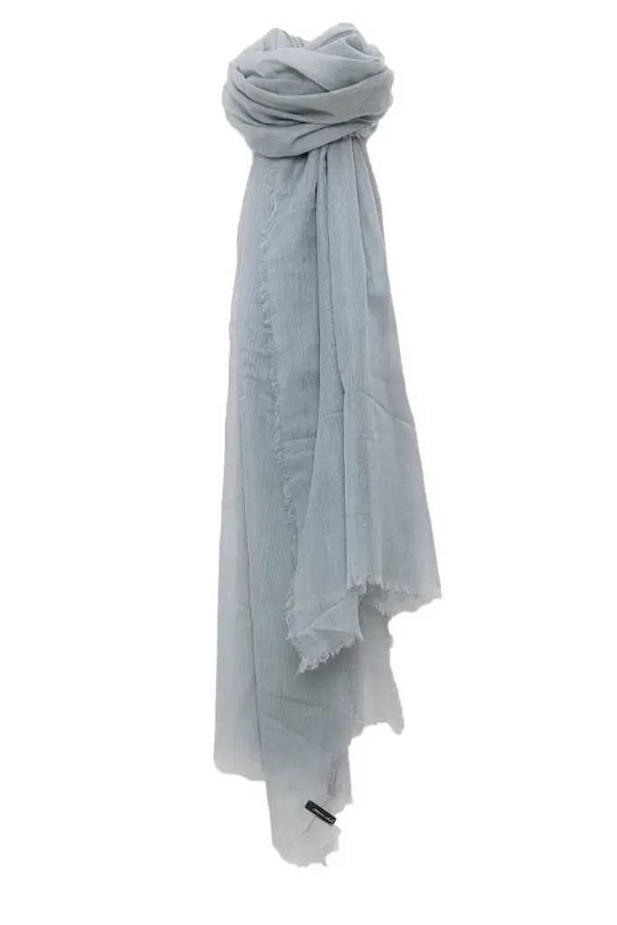 Monsieur Charli - Schal RUBEN abyss (very light grey)