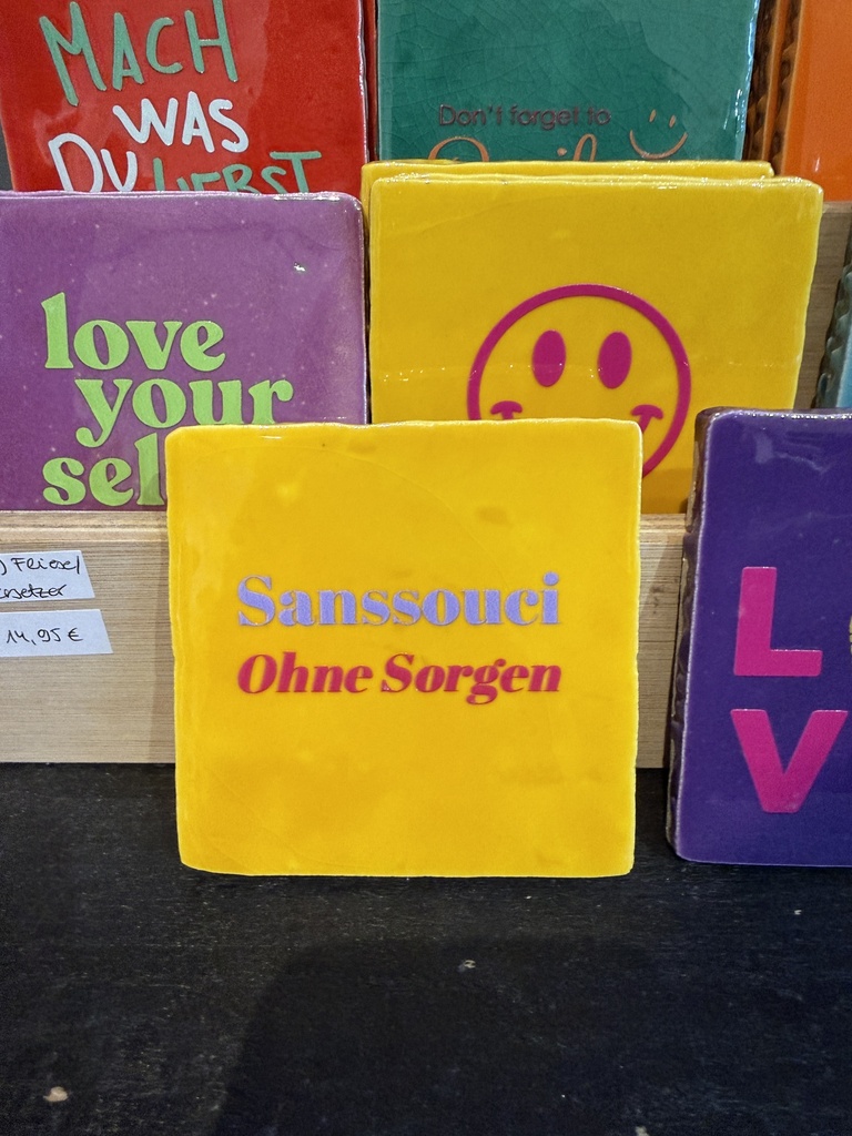 Yett tiles - Fliese/Untersetzer - Sanssouci ohne Sorgen - stilbude