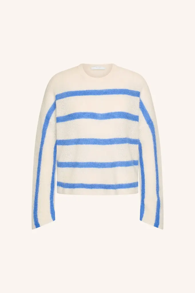 By Bar - Vide Stripe Pullover - 1634 Azul Blue Stripe
