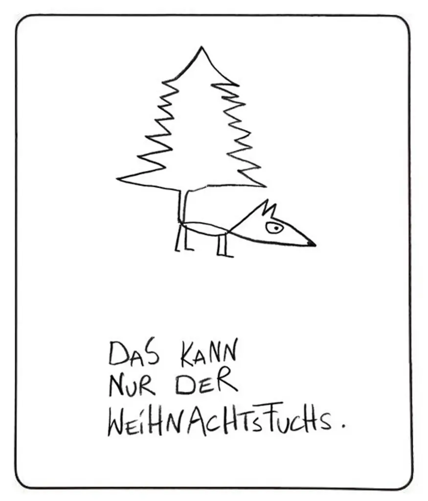 Edition Gute Geister - Magnet - Weihnachtsfuchs