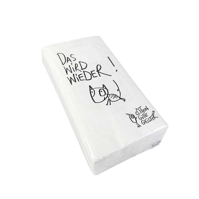 Edition Gute Geister - Taschentücher - Das wird wieder