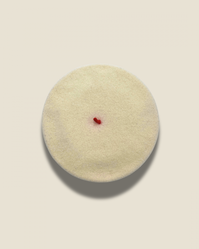 Le Beret Francais - Beret Baskenmütze - Off white