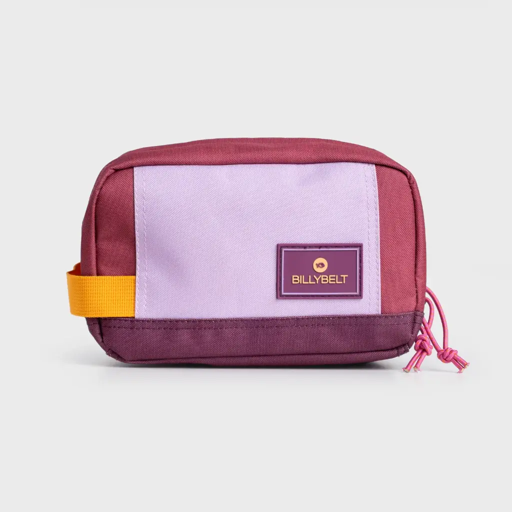 Billybelt - Toilet bag - Kulturbeutel Toilettentasche aus recyceltem Polyester - Purple Bordeaux Burgundy
