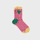Billybelt - Baumwollsocken Herz Heart socks - pink green