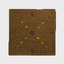 Billybelt - Foulard Bio-Baumwolle großer Schal LISE 100x100 cm - khaki