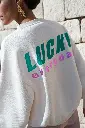 By Bar - Bibi Melange Lucky Everyday Sweater - 826 oyster melee