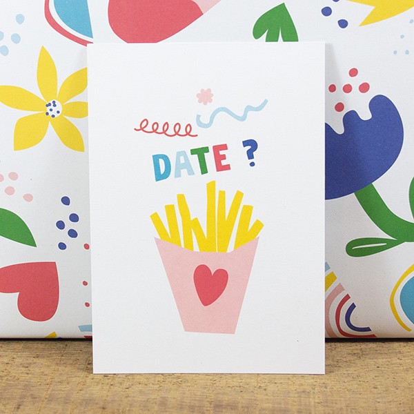 Bow & Hummingbird - Postkarte - Date?