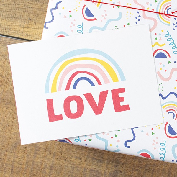 Bow & Hummingbird - Postkarte - Love