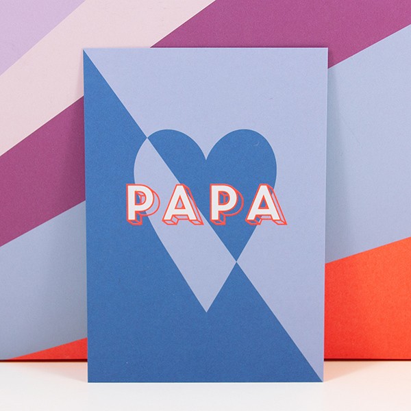 Bow & Hummingbird - Postkarte - Papa