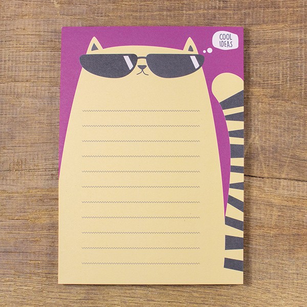 Bow & Hummingbird - Notizblock Cool Ideas (Cat)