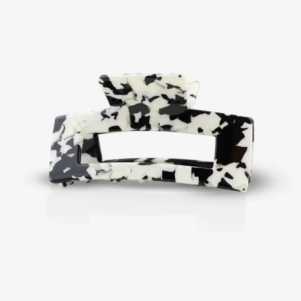 Sasstie - Haarspange - Crush Black Marble