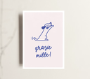 Tante Tia - Postkarte - Grazie mille (Hund)