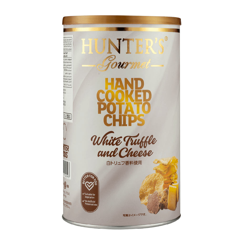 Hunter‘s Gourmet - White Truffle - Hand Cooked Chips 150g