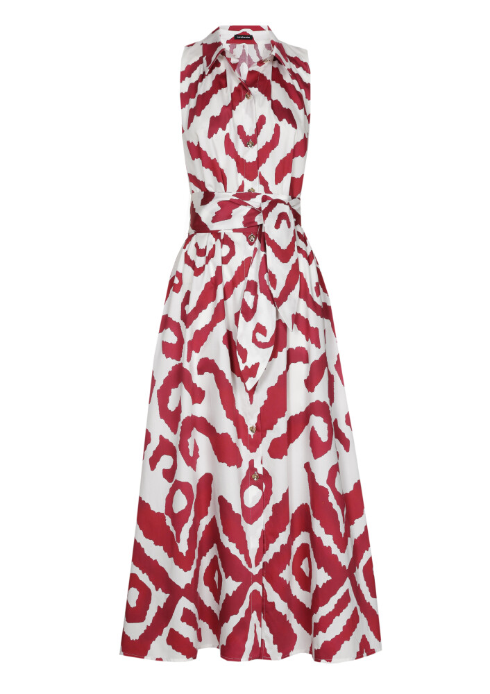 Caroline Biss - Kleid SLEEVELESS, MIDI, SHIRT DRESS WITH GRAPHIC PRINT, Multi Color
