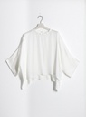 Julia June - Blusentop LIRY Rundhals white
