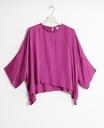 Julia June - Blusentop LIRY Rundhals fuchsia