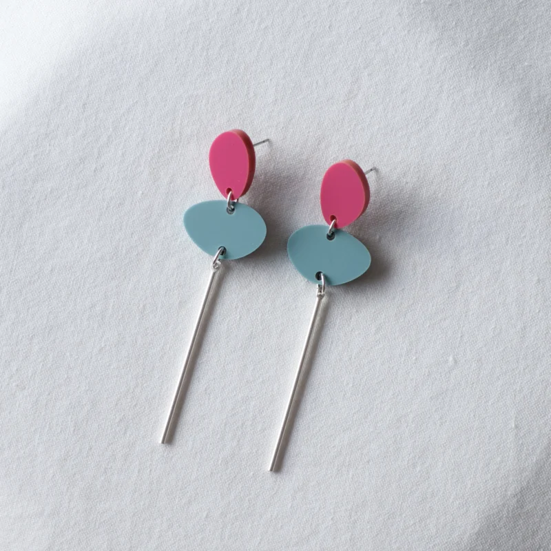 Studio Nok Nok - Ohrringe Mellow Pop Silver 07