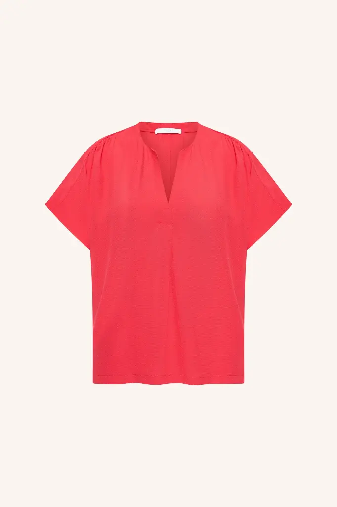 By Bar - Moon Viscose Blouse - 1318 lollipop