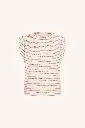 By Bar - Diede Heavy Jersey Stripe Top - 1326 Sunset rose stripe