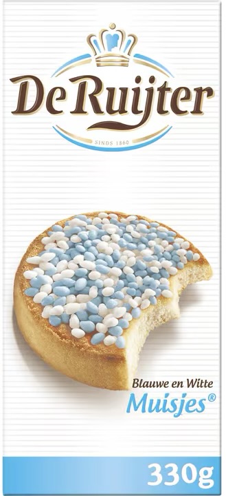 De Ruijter - Hagelslag Muisjes Blau Weiß