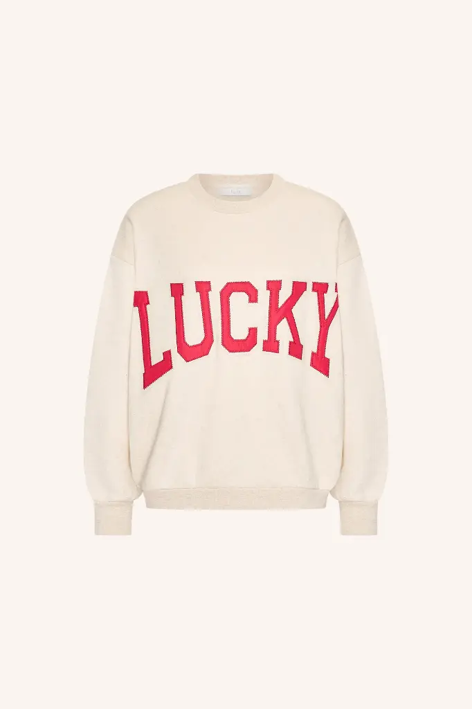 By Bar - Bibi Lucky Patchwork Sweater - 826 Oyster Melee