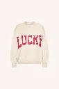 By Bar - Bibi Lucky Patchwork Sweater - 826 Oyster Melee