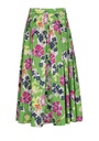 Caroline Biss - SKIRT WITH ELEGANT PLEATS AND FRESH FLORAL PRINT