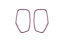 Lisa Kroeber Jewellery Art - Earrings Mix&Match FRAMES (ohne Kreole, nur Rahmen) - Purple Red Metallic