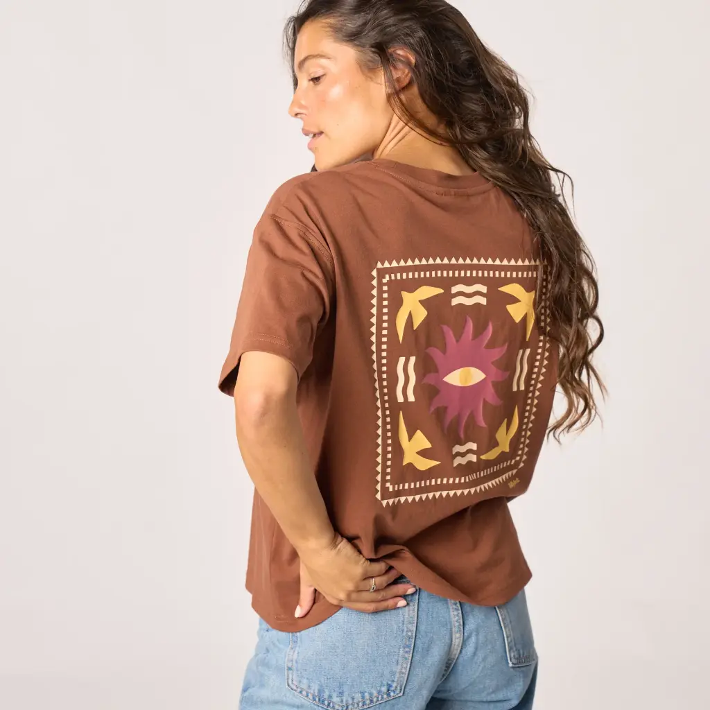 Billybelt - T-Shirt Biobaumwolle - Braun