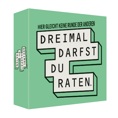 Kylskapspoesi - Kartenspiel Dreimal darfst du raten