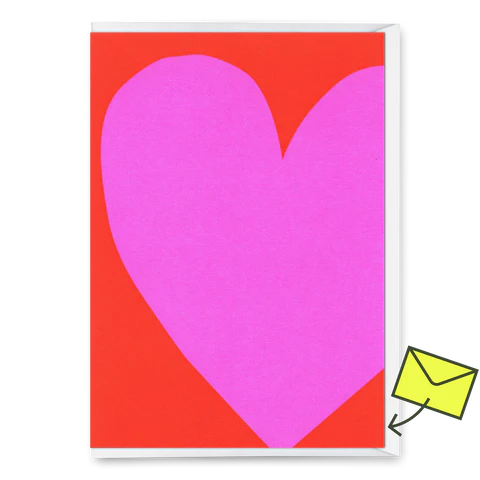 Deli Cards - Grußkarte mit Umschlag - Purple Heart