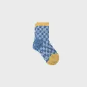 Billybelt - Kindersocken Bio-Baumwolle RIVERSIDE blau gelb 