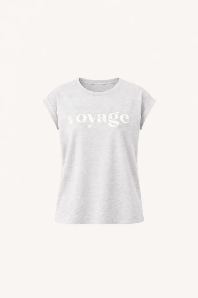 By Bar - Tobi Voyage Top - 815 Light Grey Melee