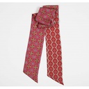 Les Belles Vagabondes - Seidenschal Bandeau Florence Rouge