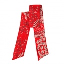 Les Belles Vagabondes - Seidenschal Bandeau Masami Rouge