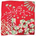 Les Belles Vagabondes - Seidentuch Sakura Rouge