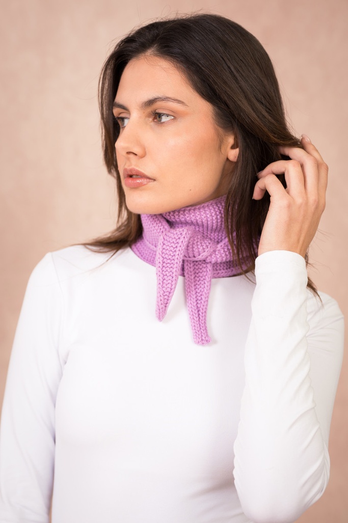 Calie Paris - Dreieckstuch/kleiner Schal SOPHIE Scarf gestrickt - Lilac