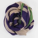 Les belles vagabondes - Echarpe Schal Gardenia Prune Purple