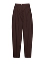 Caroline Biss - Hose TAPERED TROUSERS, NORMAL WAIST, Chocolate