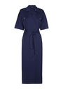Caroline Biss - Kleid WRAP DRESS IN LIGHT COTTON, Indigo