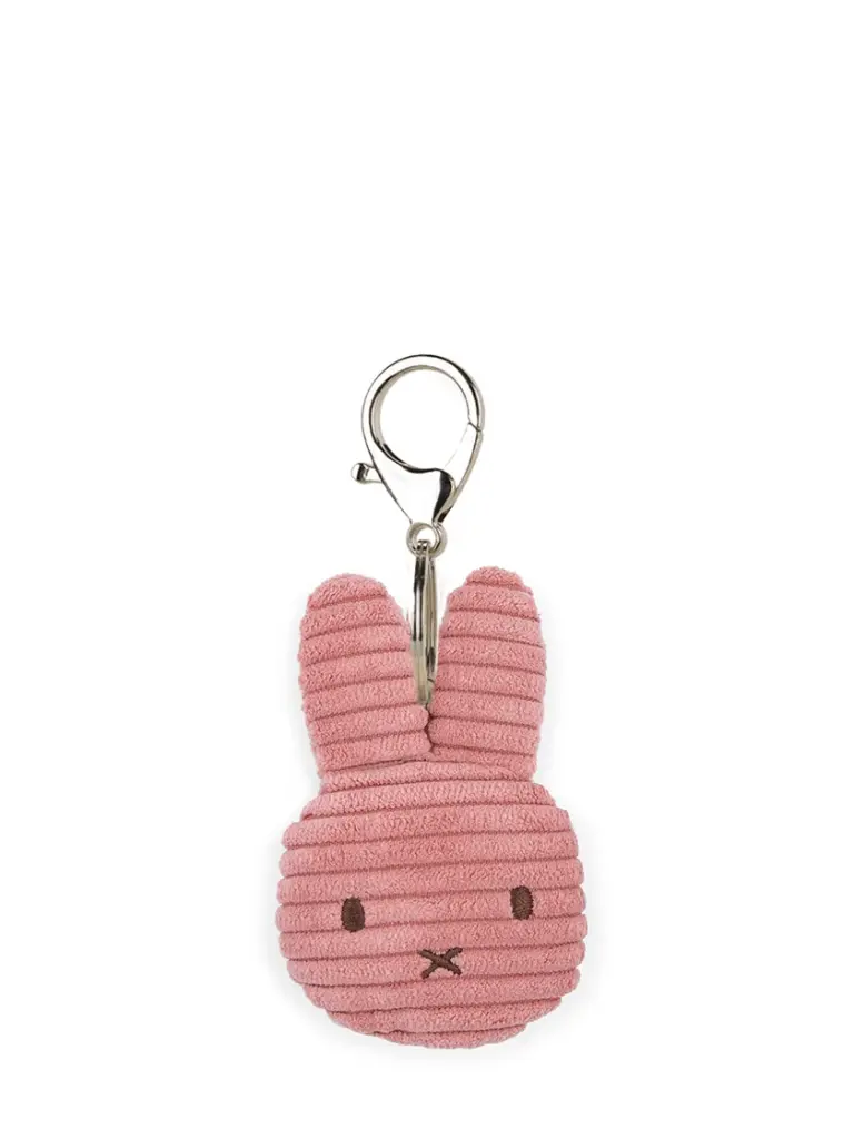 Bon ton toys - Schlüsselanhänger MIFFY Flat Keychain | eco corduroy | dusty rose 10cm