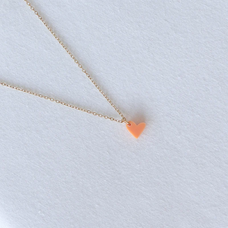 Studio Nok Nok - Necklace Heart Peach